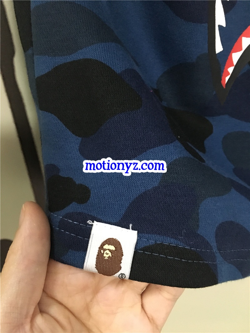 Blue Bape Camo Shorts